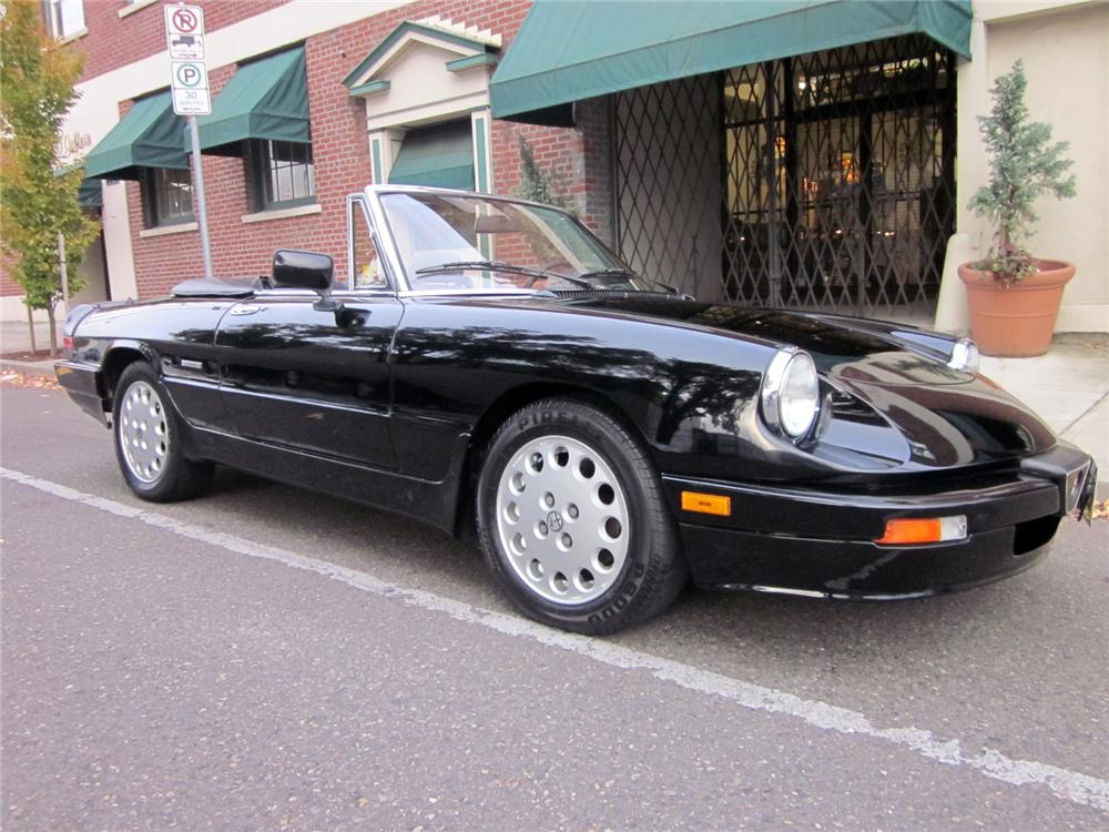 1987 ALFA ROMEO VELOCE CONVERTIBLE