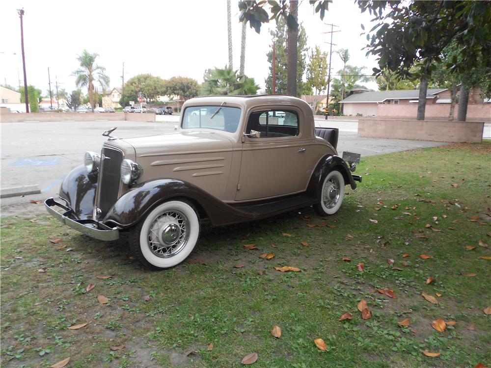 1935 CHEVROLET 3 WINDOW 2 DOOR COUPE