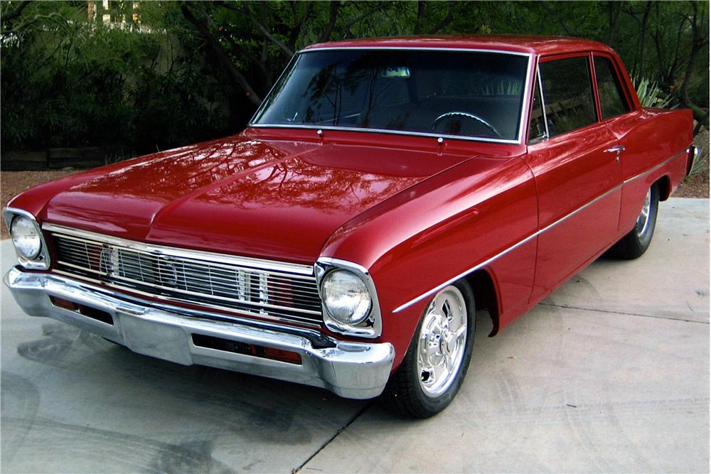 1966 CHEVROLET NOVA CUSTOM 2 DOOR SEDAN