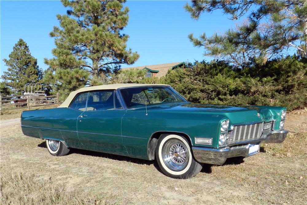 1968 CADILLAC DE VILLE CONVERTIBLE