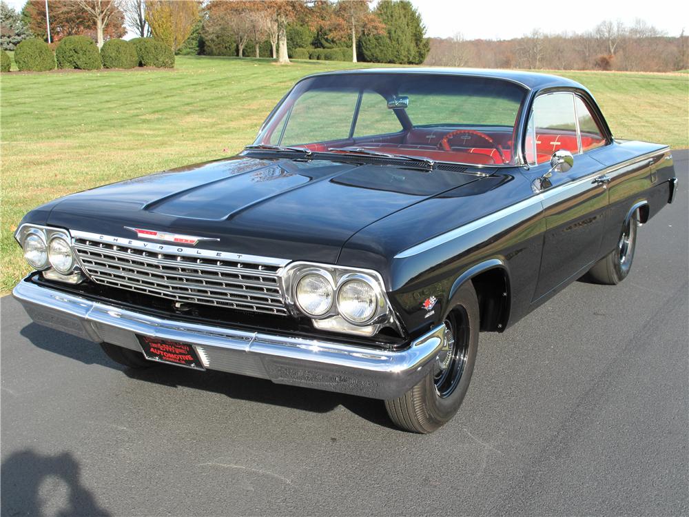 1962 CHEVROLET BEL AIR 2 DOOR SPORT COUPE