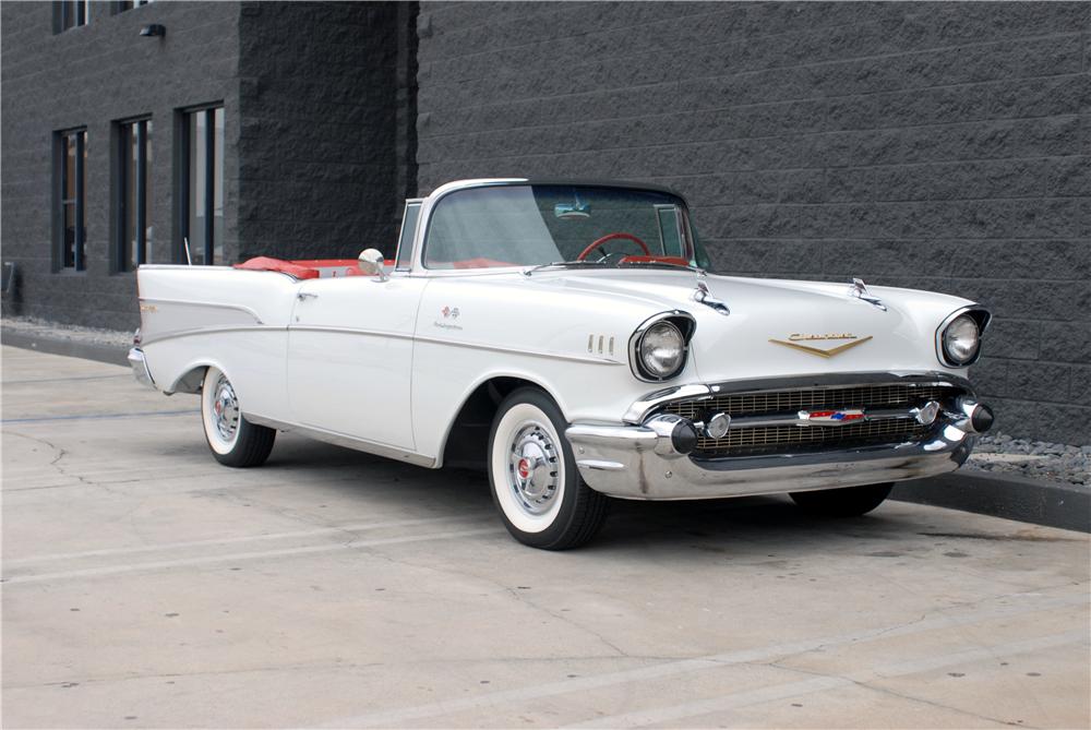 1957 CHEVROLET BEL AIR FI CONVERTIBLE