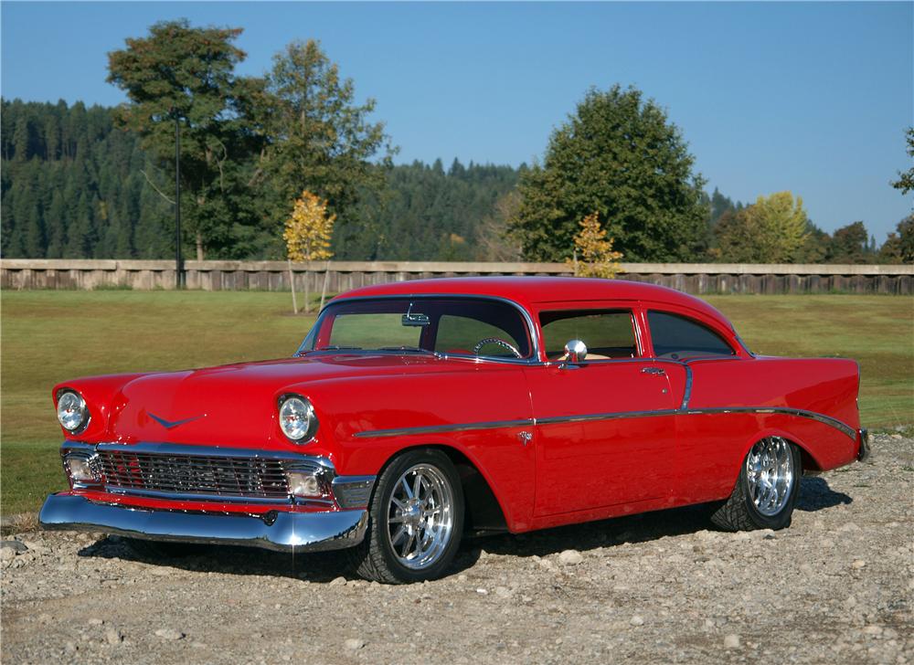 1956 CHEVROLET 210 CUSTOM 2 DOOR SEDAN