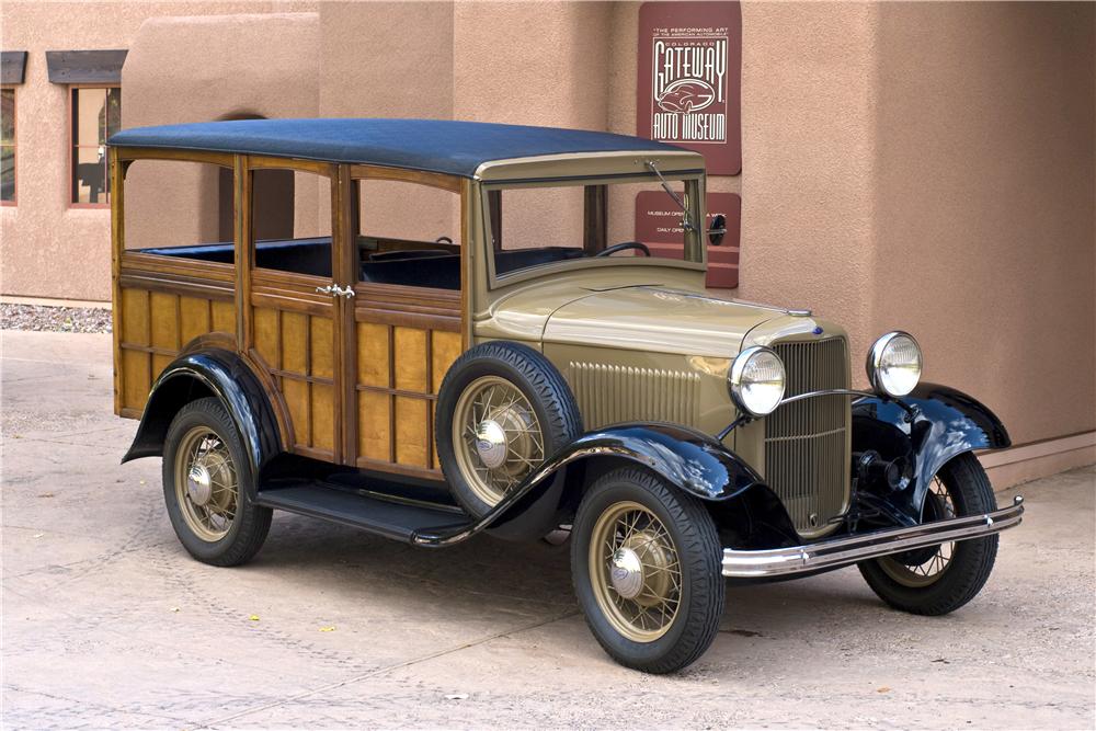 1932 FORD MODEL B 4 DOOR WOODY WAGON