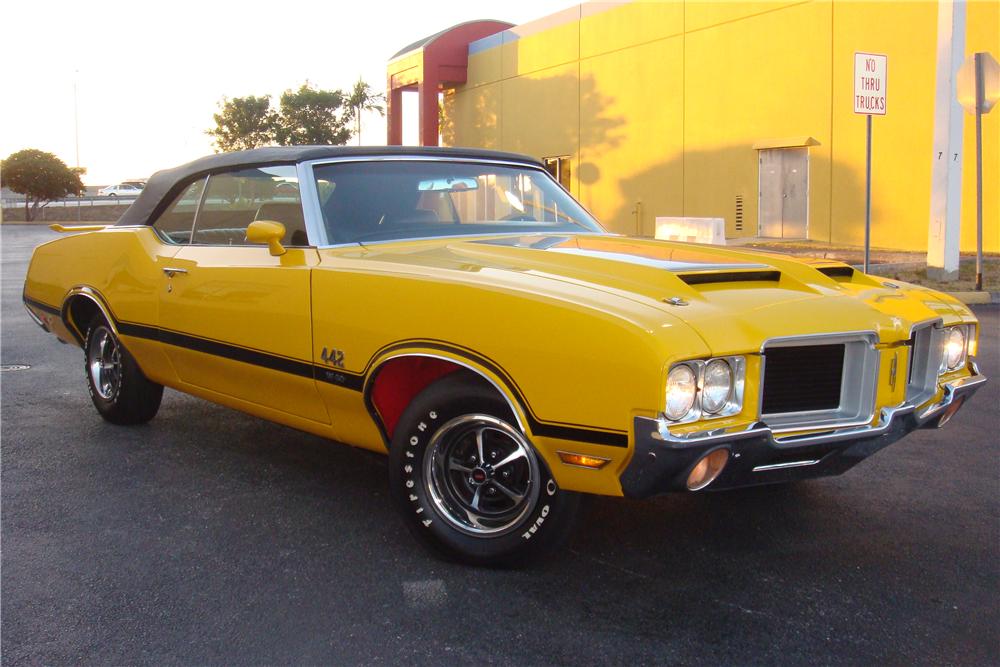 1971 OLDSMOBILE 442 W30 CONVERTIBLE