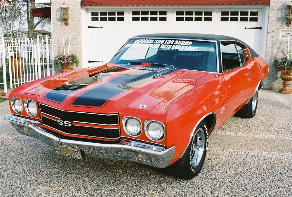 1970 CHEVROLET CHEVELLE MALIBU SS 2 DOOR