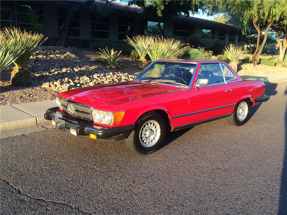 1985 MERCEDES-BENZ 380SL CONVERTIBLE