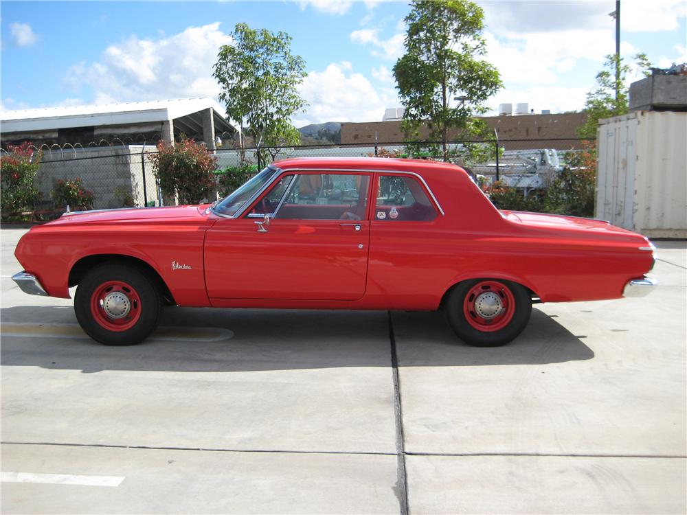 1964 PLYMOUTH BELVEDERE CUSTOM 2 DOOR HARDTOP