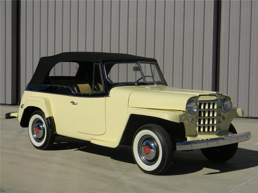 1950 WILLYS JEEPSTER 2 DOOR CONVERTIBLE