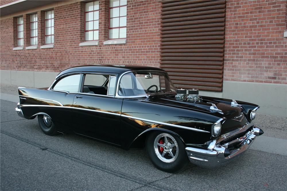 1957 CHEVROLET BEL AIR CUSTOM 2 DOOR SEDAN