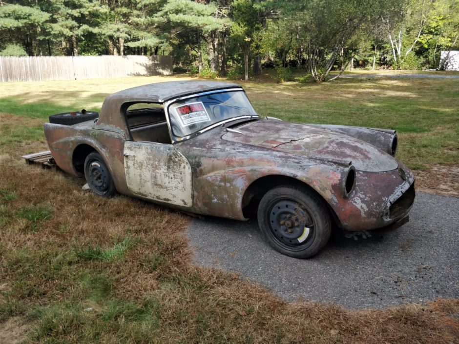 No Reserve: 1963 Daimler SP250 Parts Car