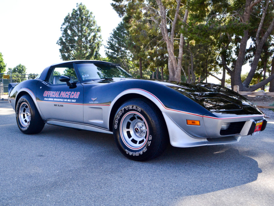 855-Mile 1978 Chevrolet Corvette L82 4-Speed Pace Car Edition