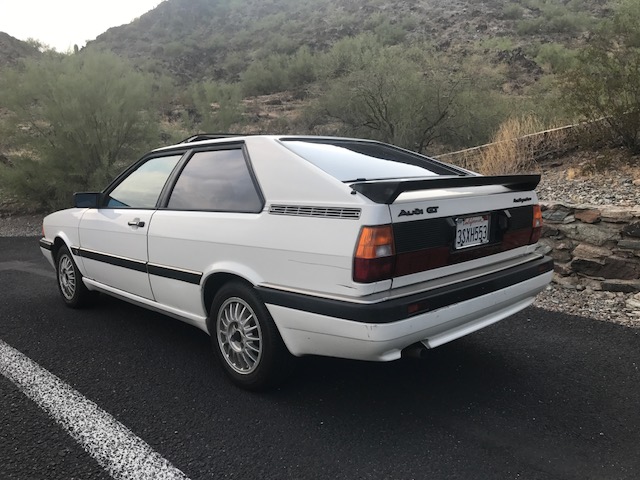 No Reserve: 1985 Audi Coupe GT