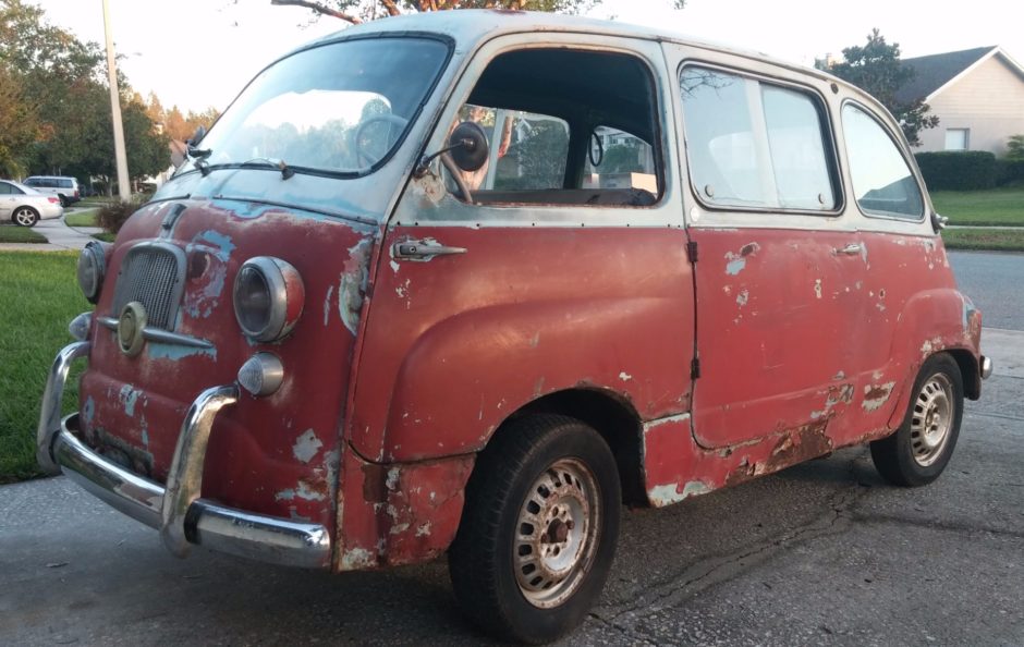 No Reserve: 1959 Fiat 600 Multipla Project