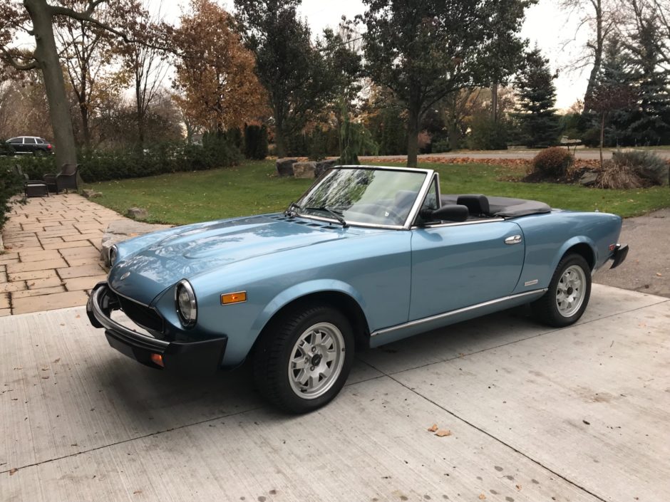 No Reserve: 1983 Fiat Spider 2000 Pininfarina