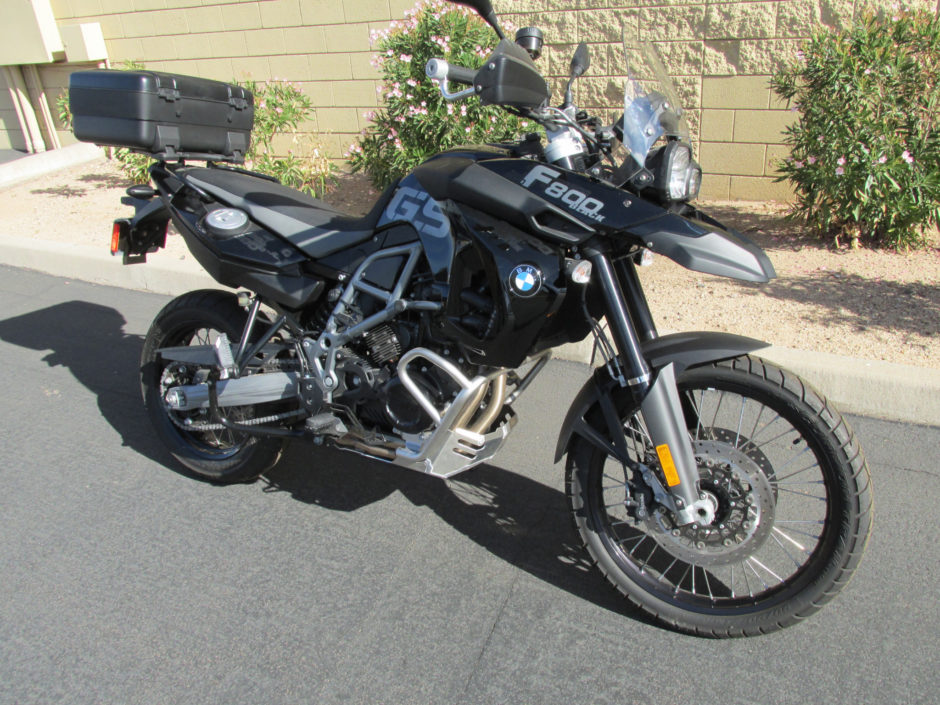 187-Mile 2012 BMW F800GS Triple Black