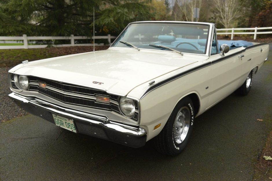 No Reserve: 1969 Dodge Dart GT Convertible
