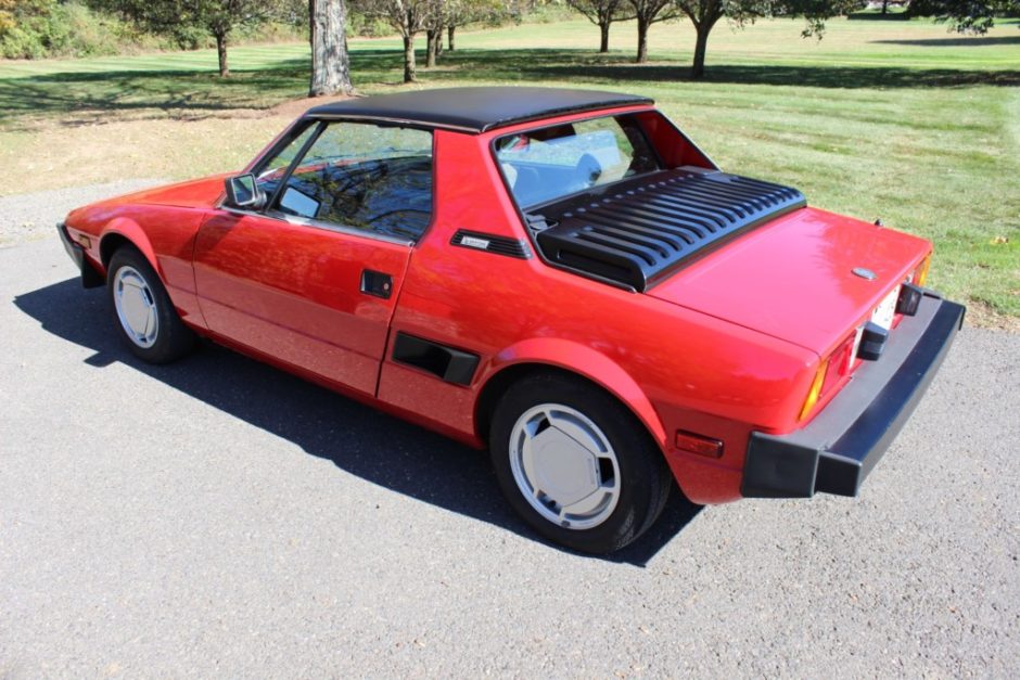 No Reserve: 34K-Mile 1986 Fiat Bertone X1/9