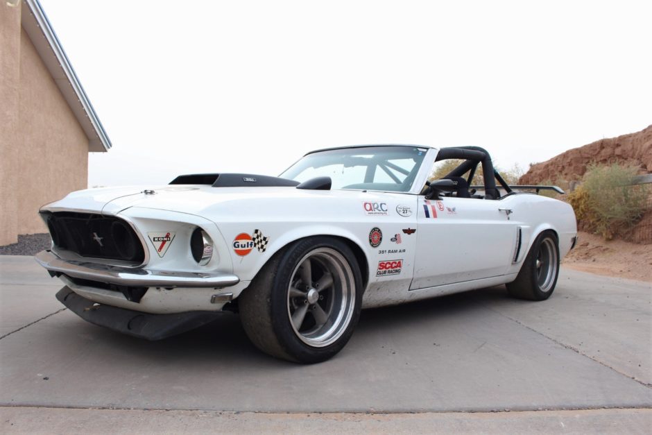 1969 Ford Mustang Convertible Track Car