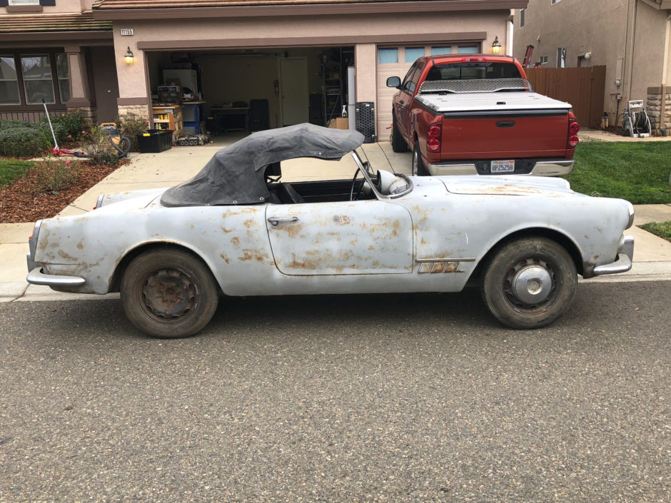 No Reserve: 1959 Alfa Romeo 2000 Spider Project