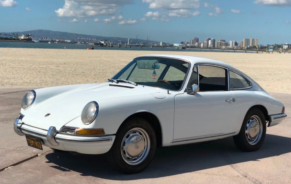 Black-Plate 1966 Porsche 912 Coupe