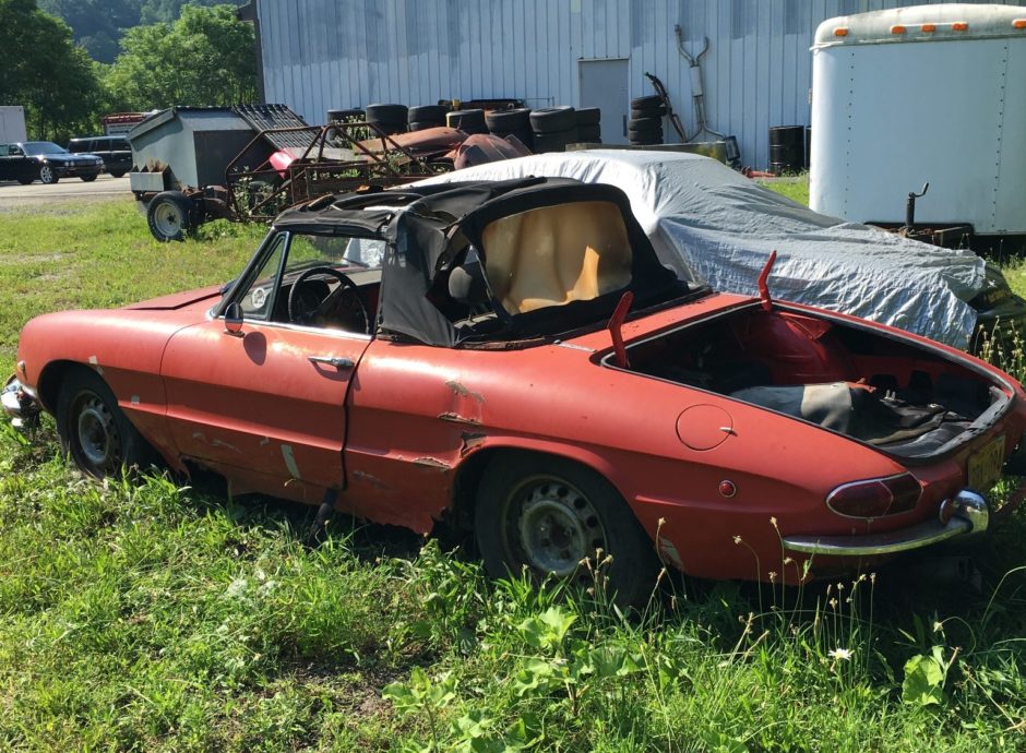 No Reserve: 1969 Alfa Romeo Spider Duetto Parts Car