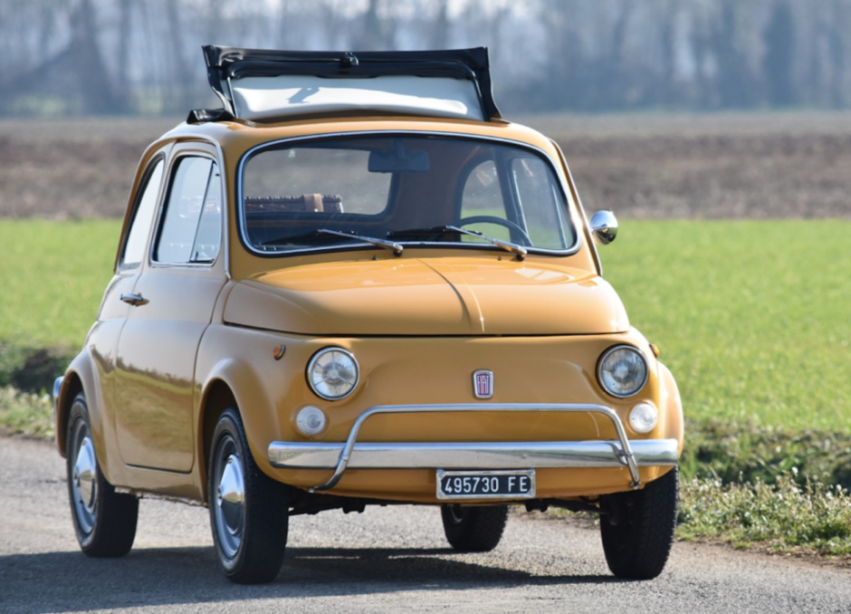 Restored 1972 Fiat 500 L