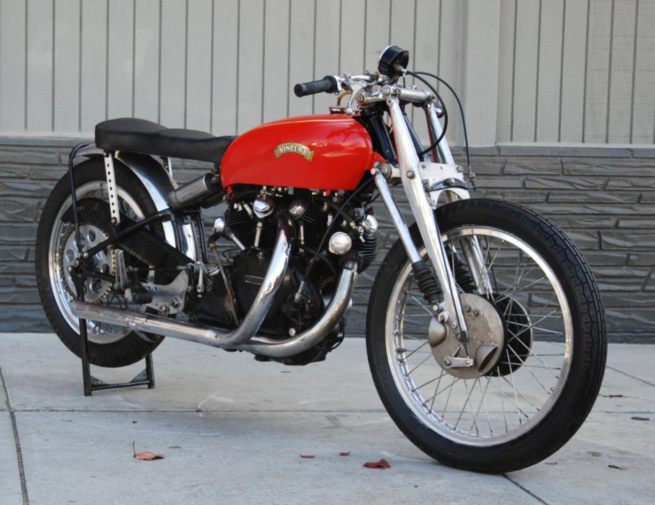 Modified 1952 Vincent Series C Black Shadow