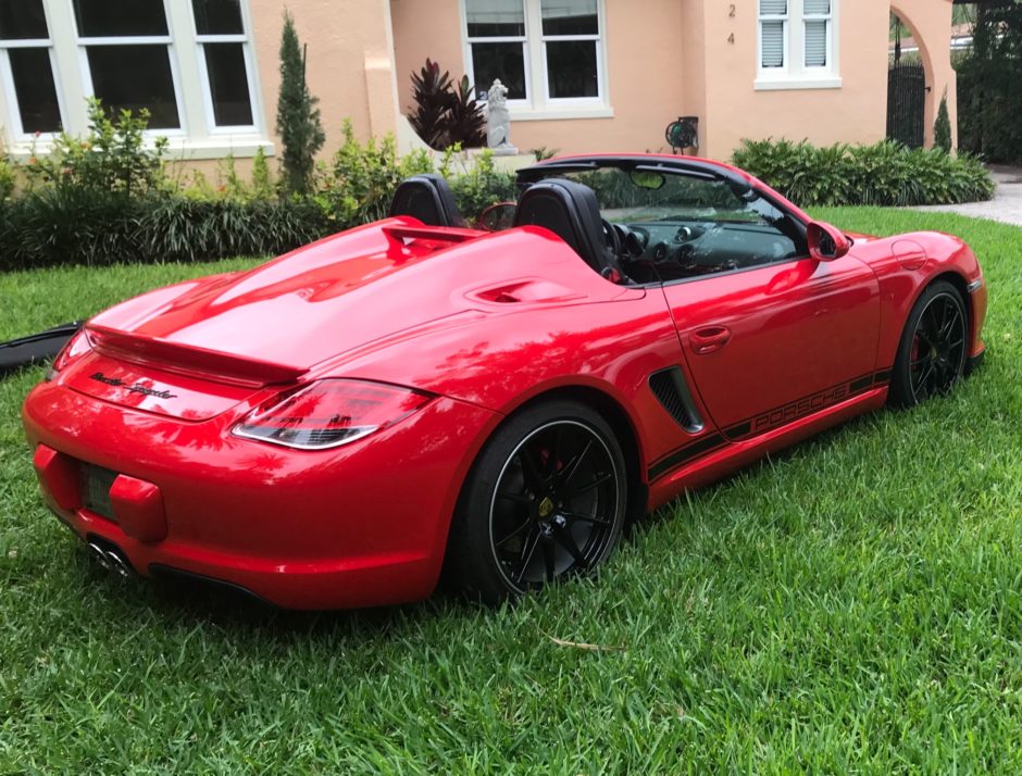 8K-Mile 2011 Porsche Boxster Spyder 6-Speed