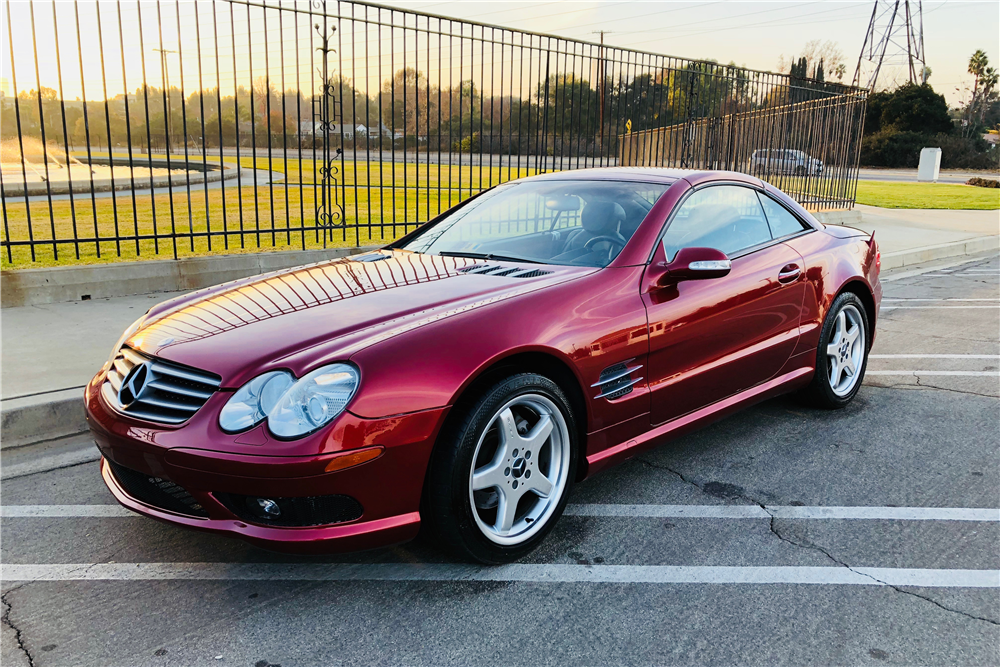 2003 MERCEDES-BENZ SL500 CONVERTIBLE