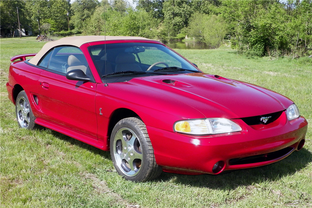 1996 FORD MUSTANG COBRA CONVERTIBLE