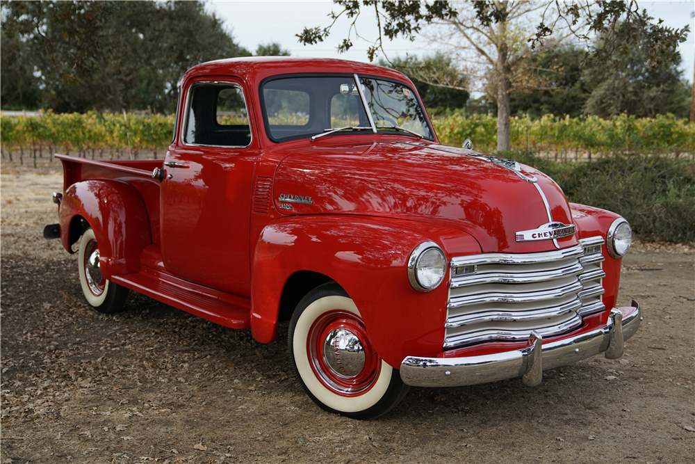 1950 CHEVROLET 3100 DELUXE 5-WINDOW PICKUP