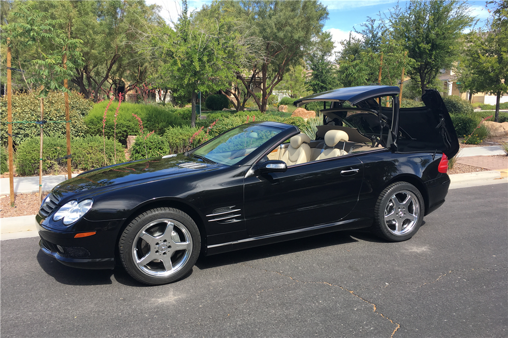 2005 MERCEDES-BENZ SL500 CONVERTIBLE