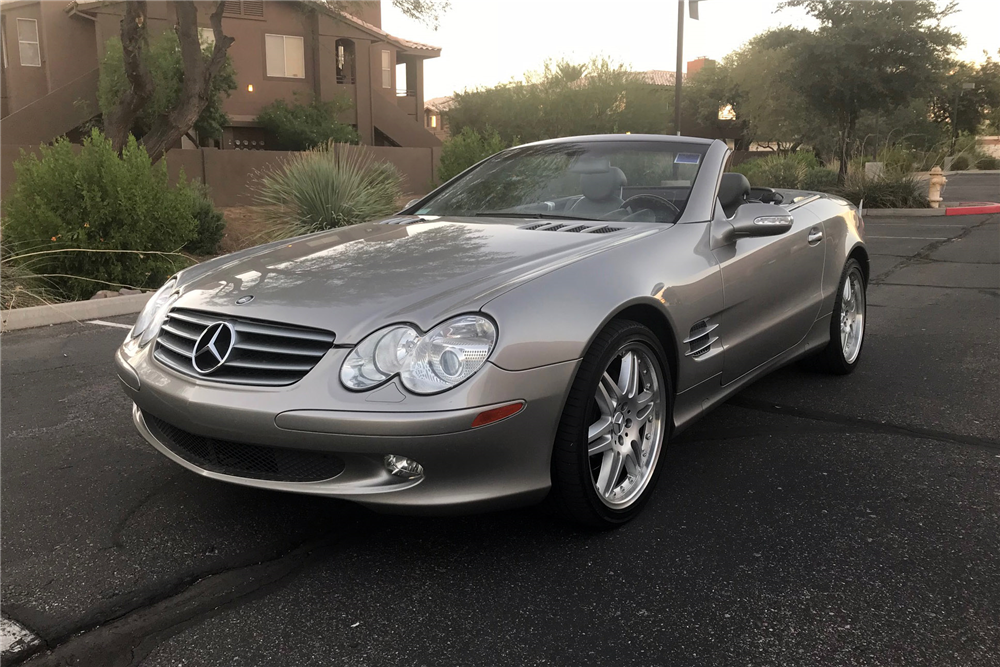 2003 MERCEDES-BENZ SL500 CONVERTIBLE