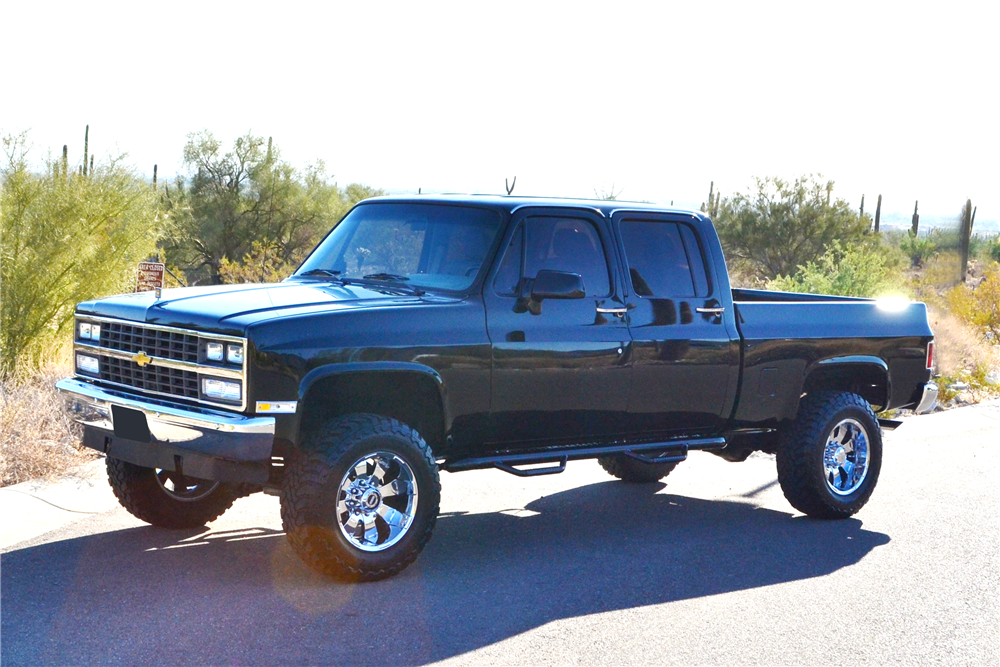 1991 CHEVROLET 3+3 CREW CAB CUSTOM 4X4 PICKUP