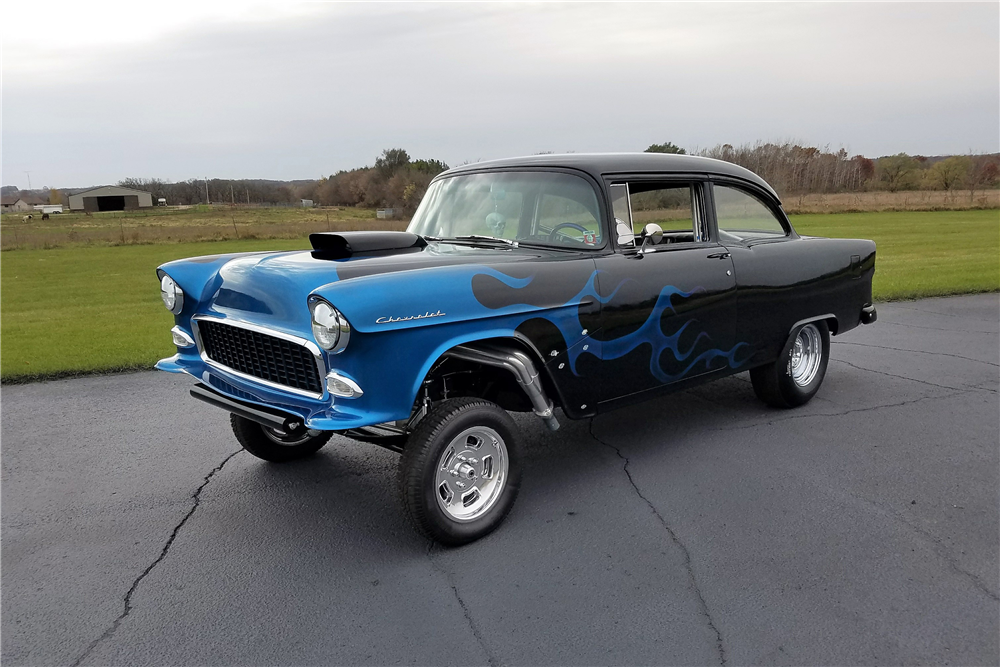 1955 CHEVROLET 150 2-DOOR CUSTOM POST