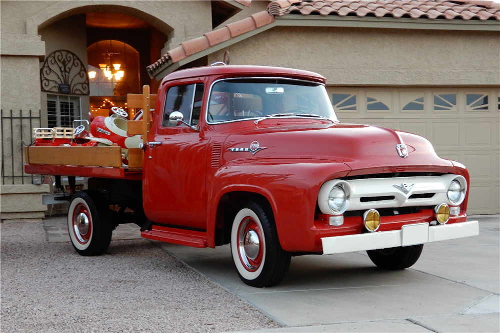 1956 FORD F-250 FLATBED PICKUP