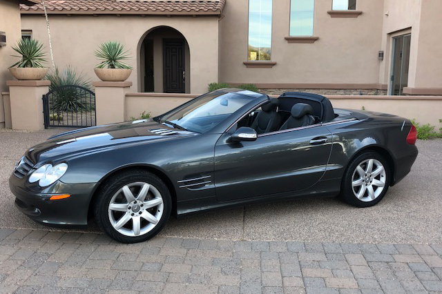 2003 MERCEDES-BENZ SL500 CONVERTIBLE