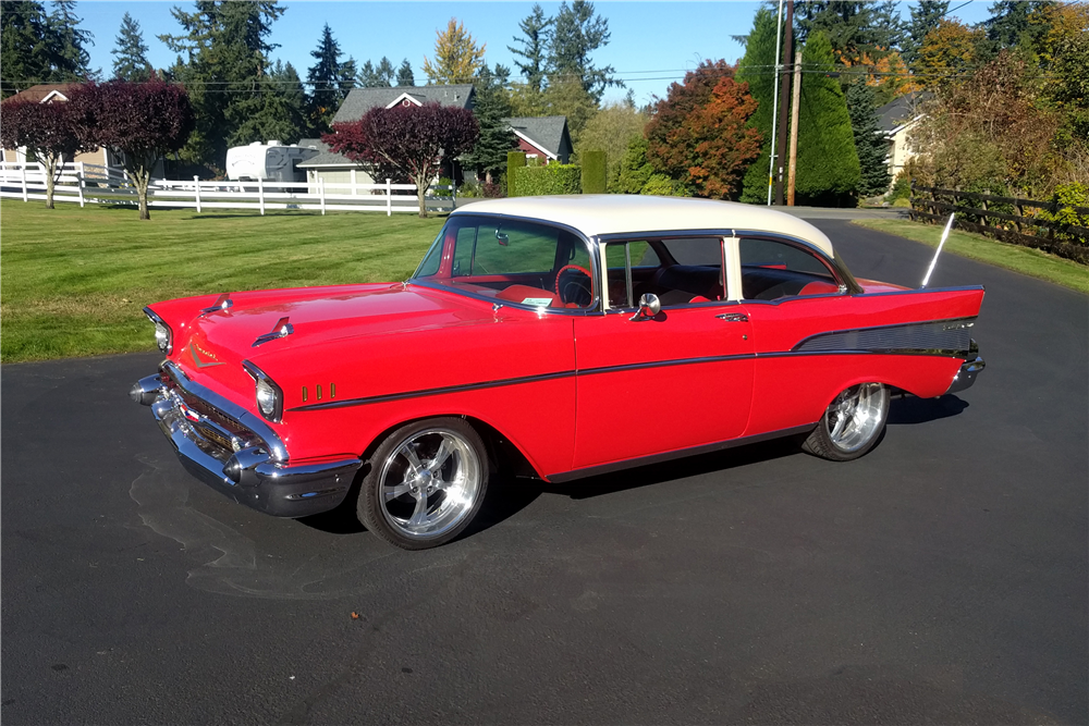 1957 CHEVROLET BEL AIR 2-DOOR POST