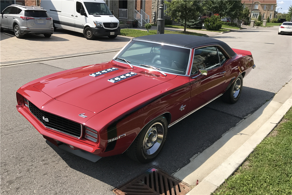 1969 CHEVROLET CAMARO RS/SS 396 