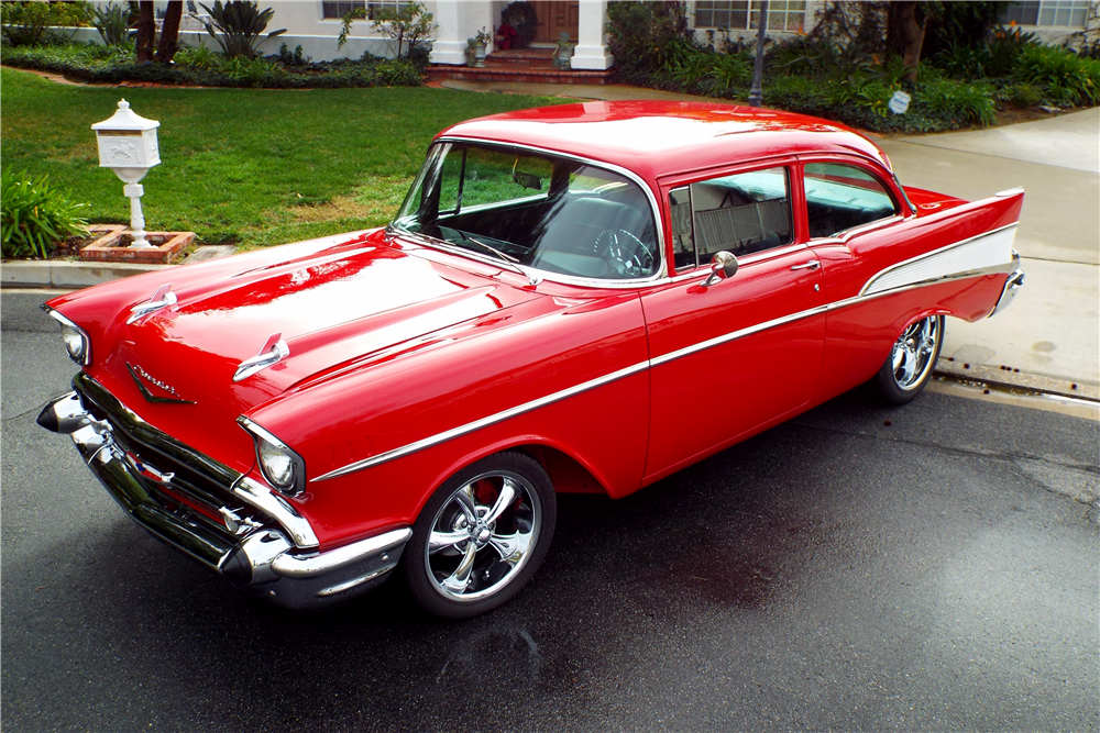 1957 CHEVROLET 210 CUSTOM 2-DOOR POST