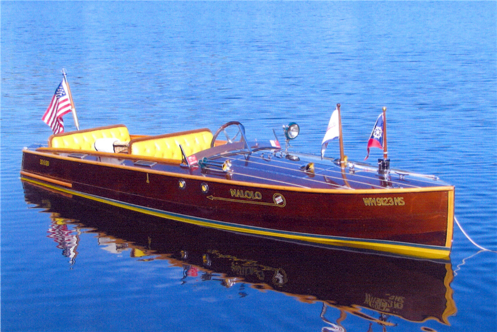 1927 DITCHBURN 21-FOOT GENTLEMAN'S RACER BOAT