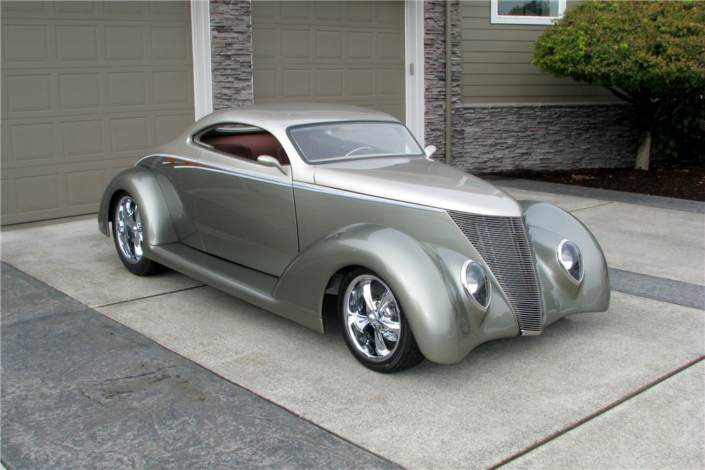 1937 FORD 5-WINDOW CUSTOM COUPE