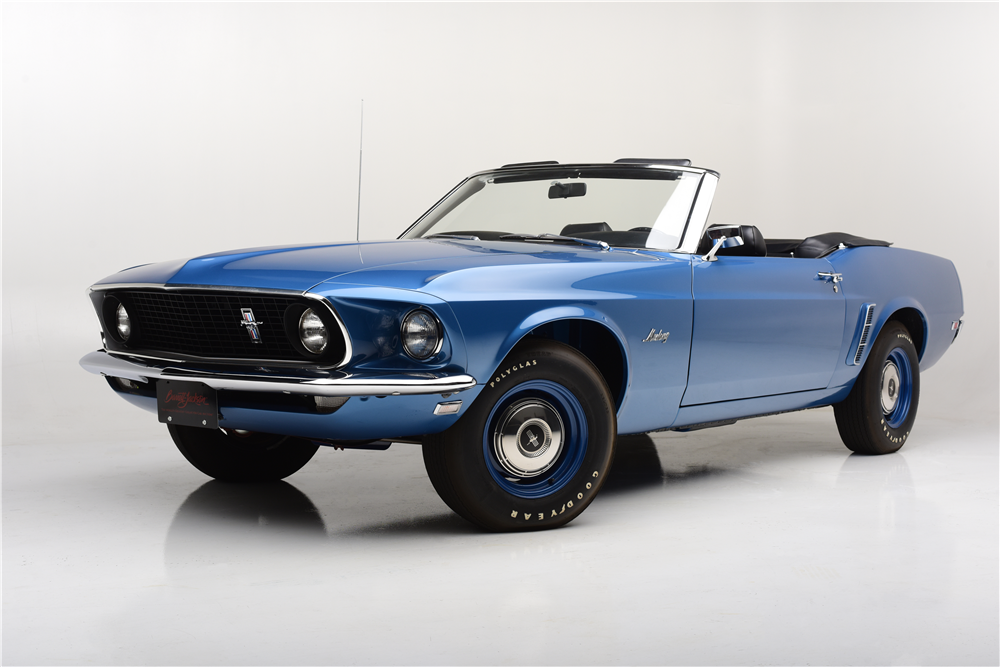 1969 FORD MUSTANG Q-CODE 428 COBRA JET 4-SPEED CONVERTIBLE