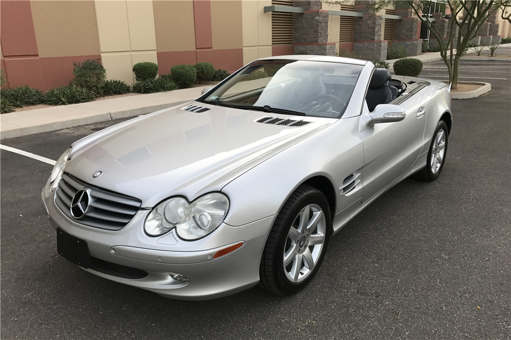 2003 MERCEDES-BENZ SL500 CONVERTIBLE COUPE