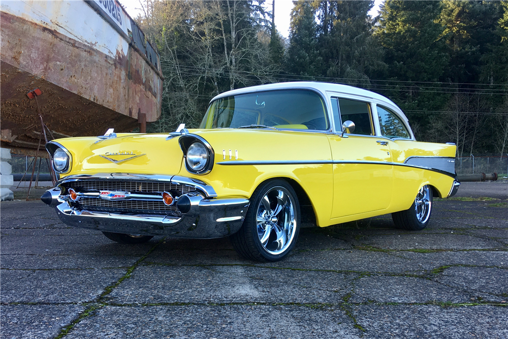 1957 CHEVROLET 210 CUSTOM 2 DOOR POST