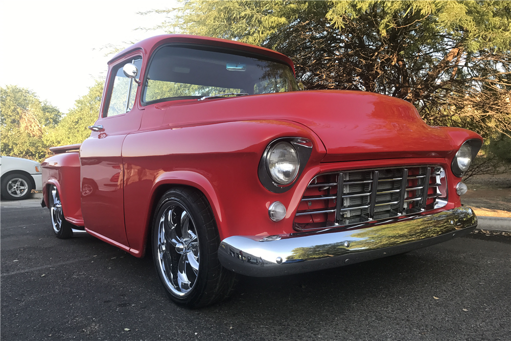 1955 CHEVROLET STEP-SIDE CUSTOM PICKUP