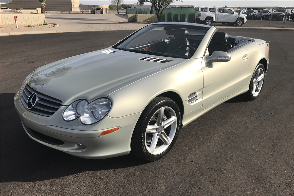 2003 MERCEDES-BENZ SL500 CONVERTIBLE COUPE