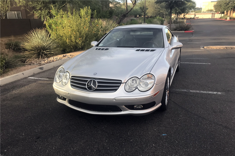 2003 MERCEDES-BENZ SL500 CONVERTIBLE