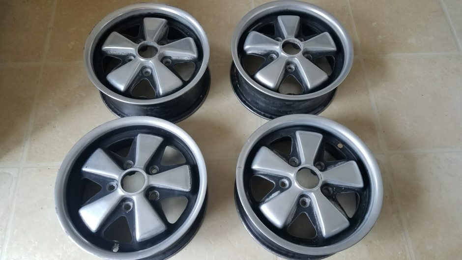 No Reserve: 1970 Porsche 15×6″ Deep Six Fuchs Wheels